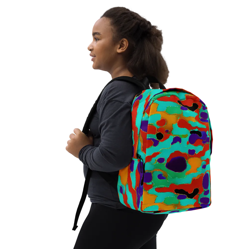 Prismatic Spill on Minimalist Backpack — Right Front