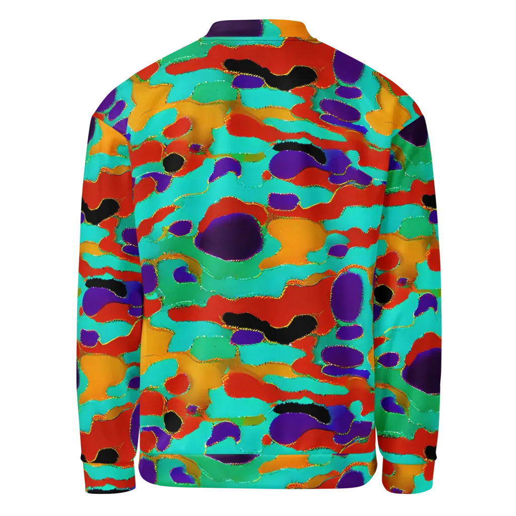 Prismatic Spill on Bomber Jacket — Back
