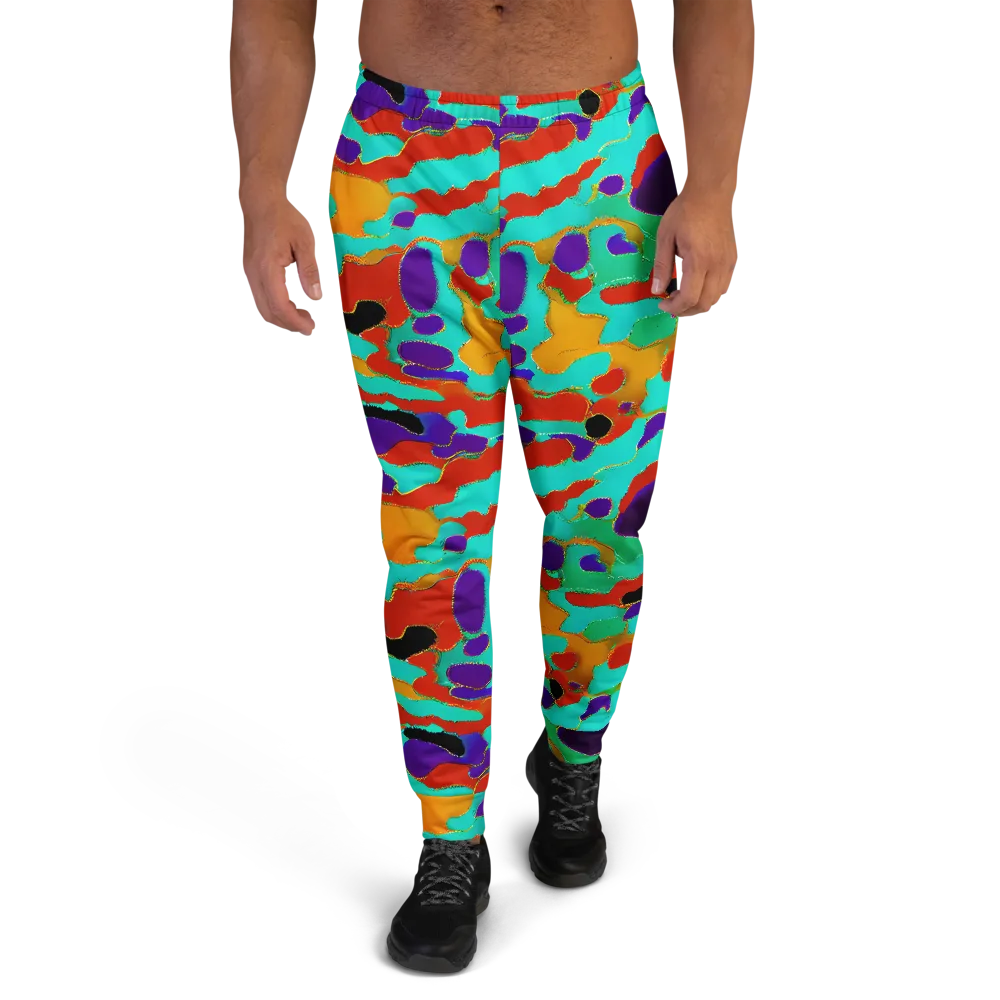 Prismatic Spill on Men's Joggers — Front