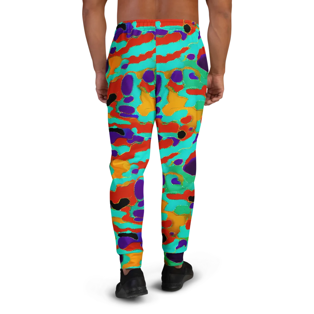 Prismatic Spill on Men's Joggers — Back