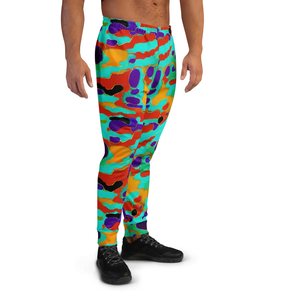 Prismatic Spill on Men's Joggers — Right