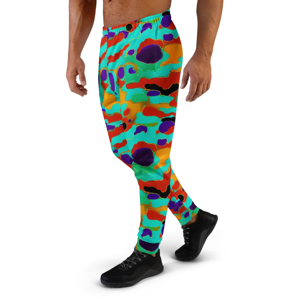 Prismatic Spill on Men's Joggers — Left