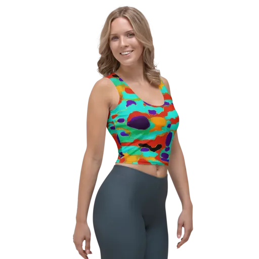 Prismatic Spill on a Crop Top