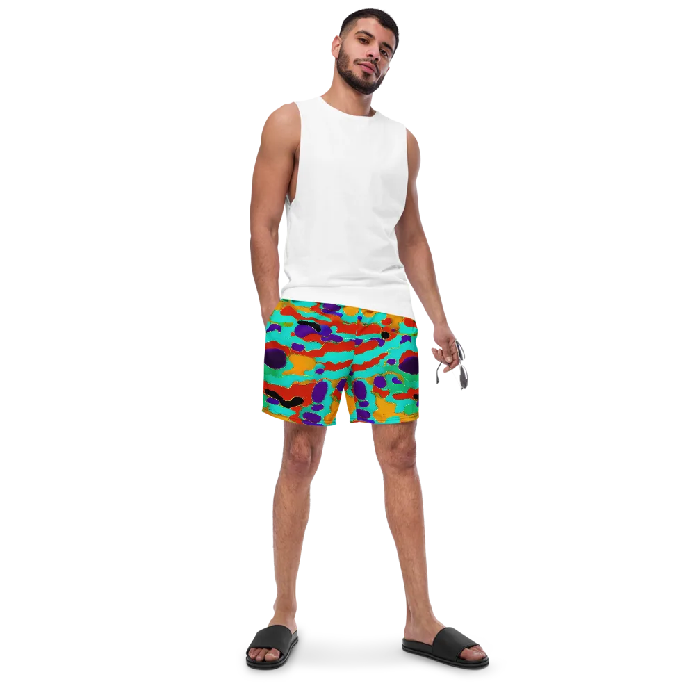 Prismatic Spill on Swim Trunks — Front