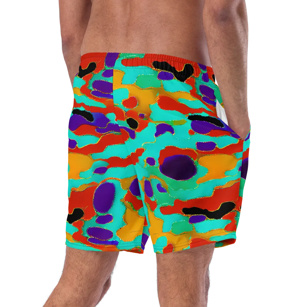 Prismatic Spill on Swim Trunks — Right Back