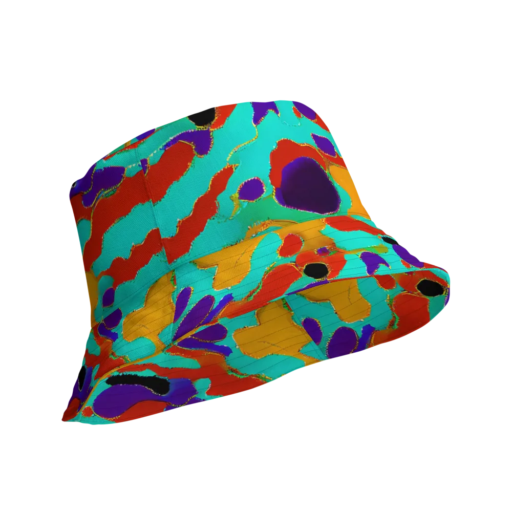 Prismatic Spill on Reversible Bucket Hat — Product details Outside