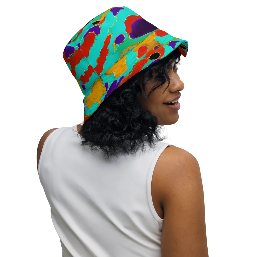 Prismatic Spill on Reversible Bucket Hat — Right Outside