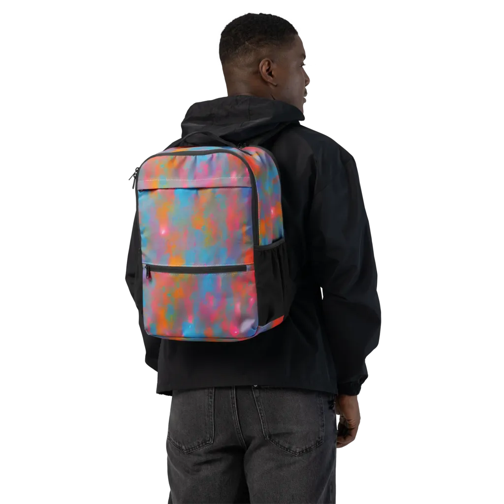 Electric Colorwash on Utility Backpack — Back