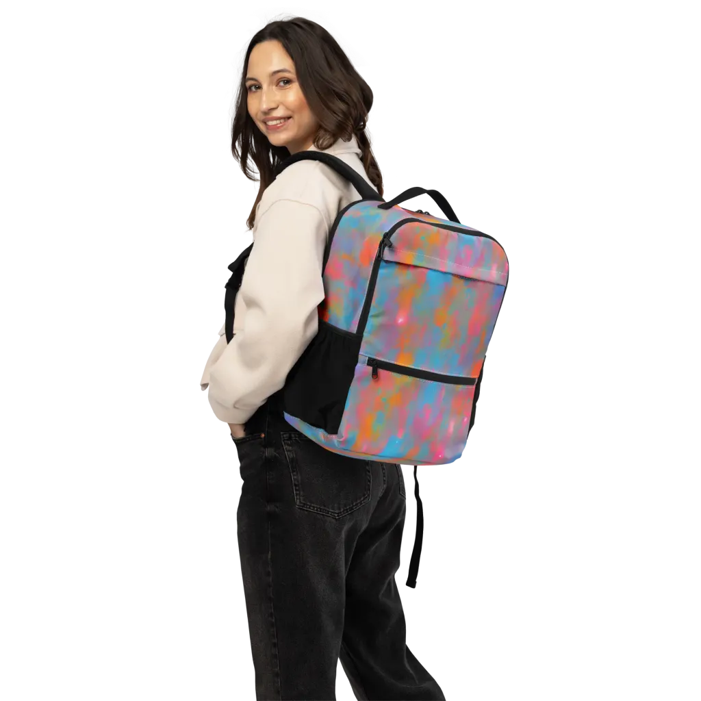 Electric Colorwash on Utility Backpack — Back