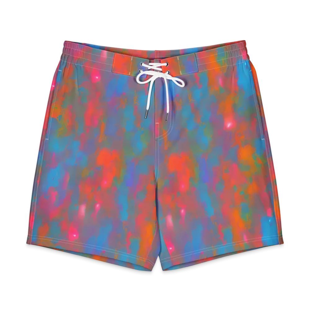 Electric Colorwash on Men's Board Shorts — Front