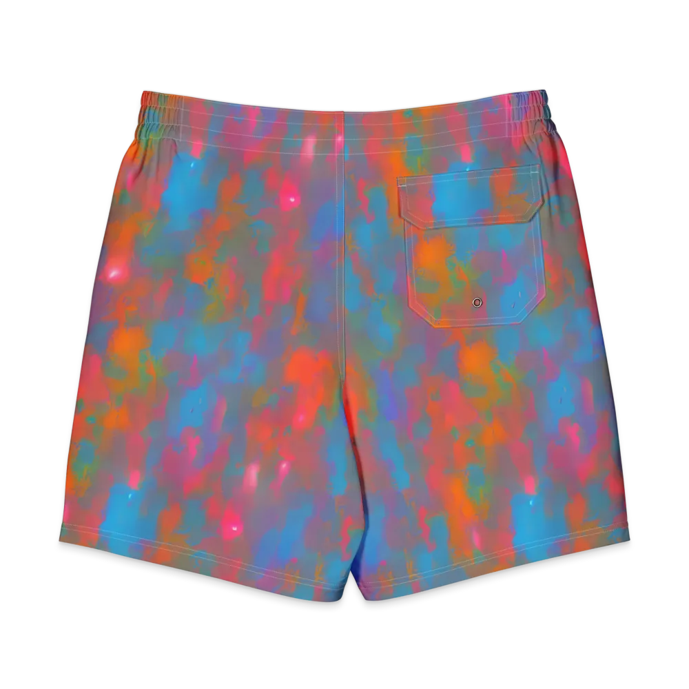 Electric Colorwash on Men's Board Shorts — Back