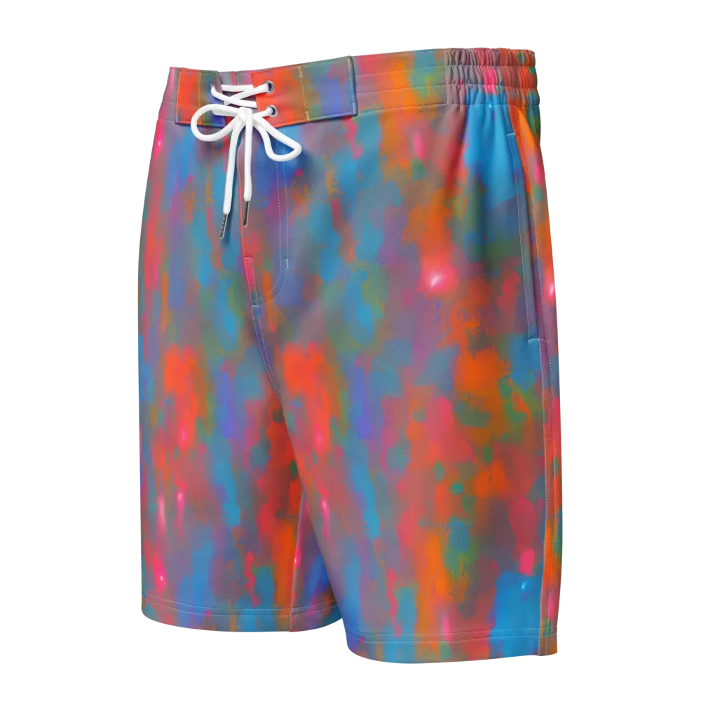 Electric Colorwash on Men's Board Shorts — Front