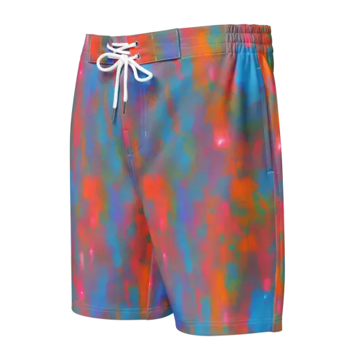 Electric Colorwash on a Men's Board Shorts