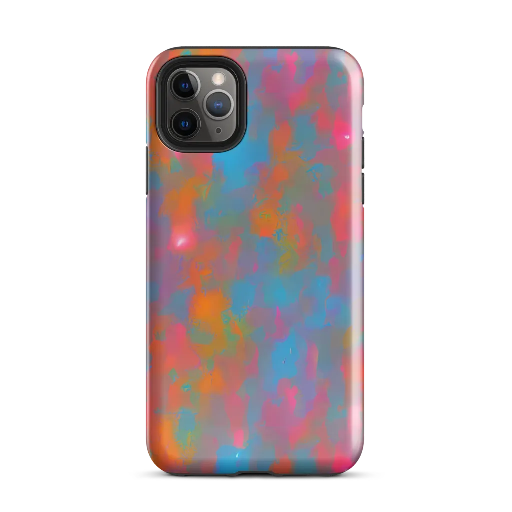 Electric Colorwash on Tough Case for iPhone® — Front