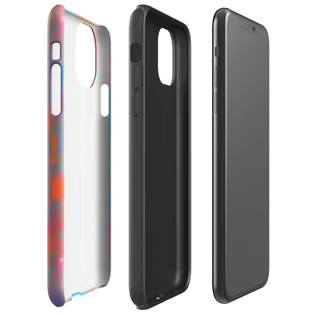 Electric Colorwash on Tough Case for iPhone® — Right
