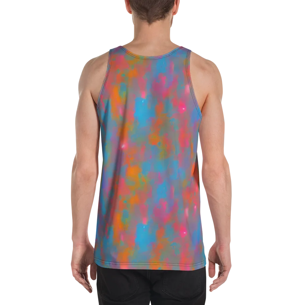 Electric Colorwash on Men's Tank Top — Back
