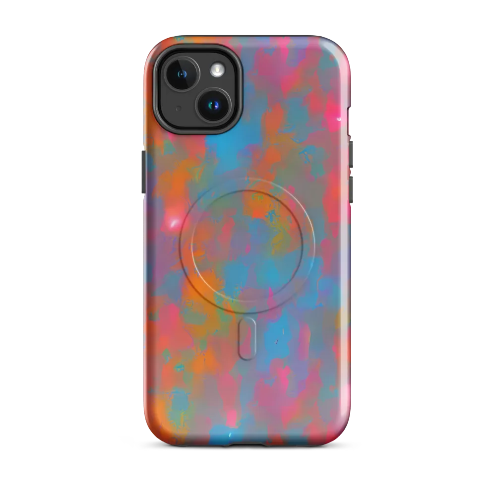 Electric Colorwash on MagSafe Tough Case for iPhone® — Front