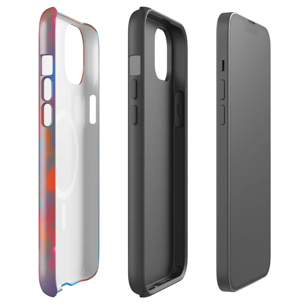 Electric Colorwash on MagSafe Tough Case for iPhone® — Front