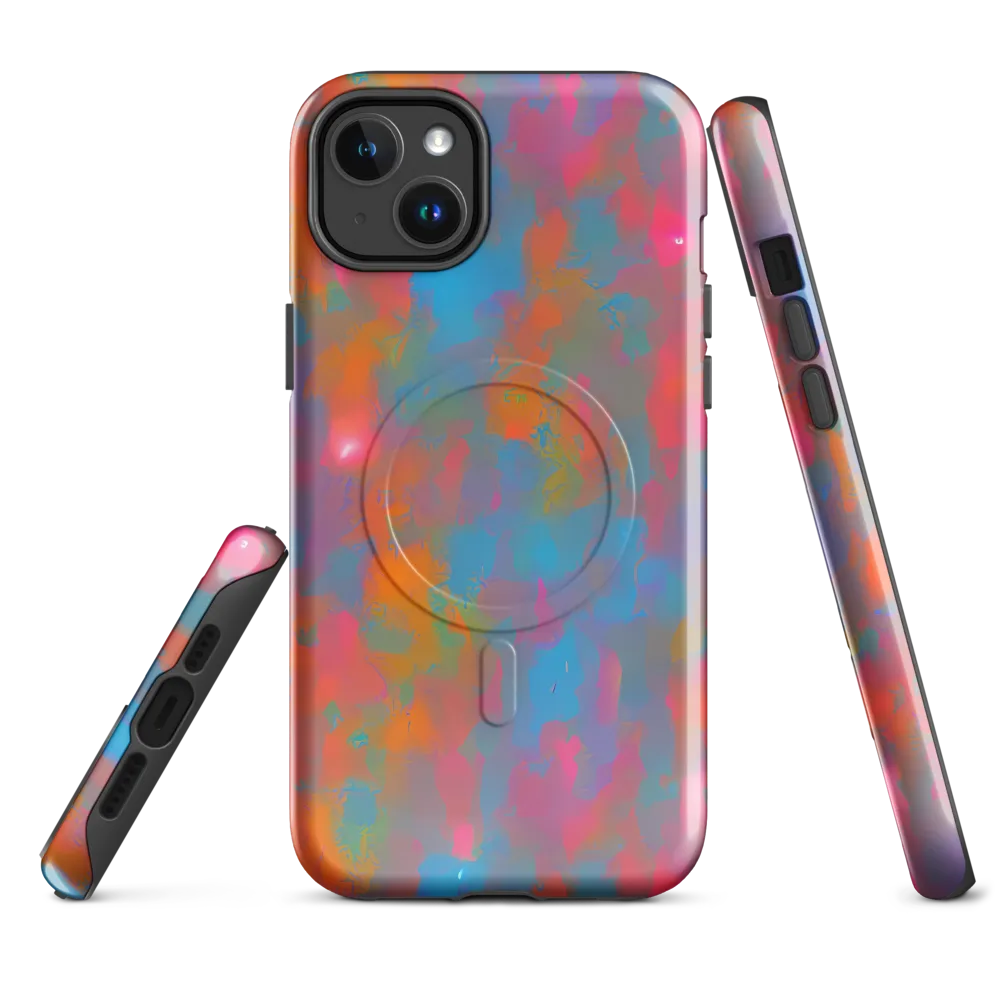 Electric Colorwash on MagSafe Tough Case for iPhone® — Front