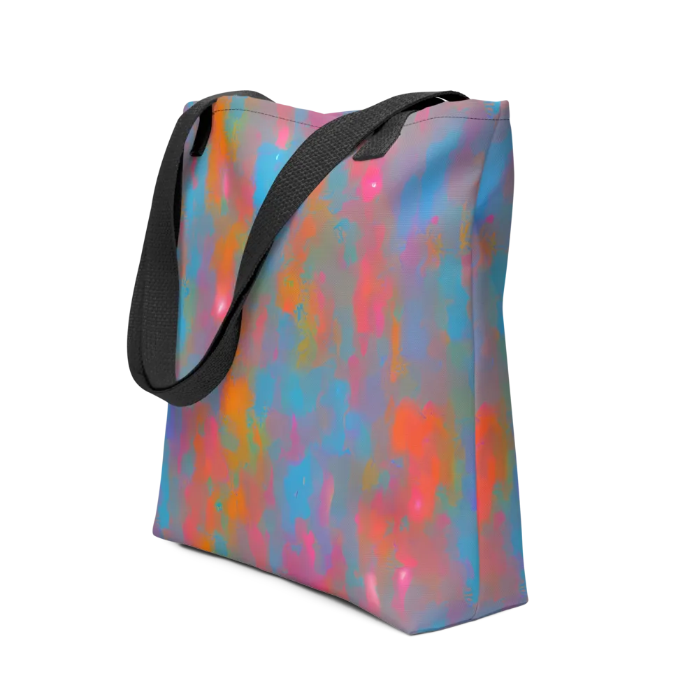 Electric Colorwash on Tote Bag — Front