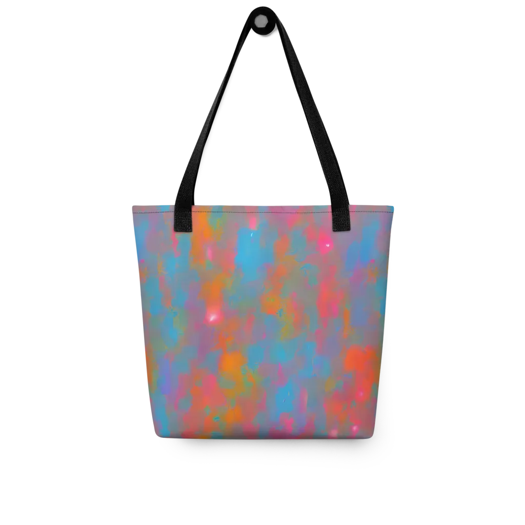 Electric Colorwash on Tote Bag — Front