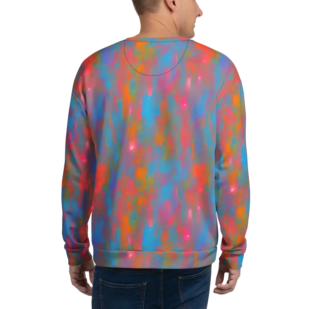 Electric Colorwash on Sweatshirt — Back
