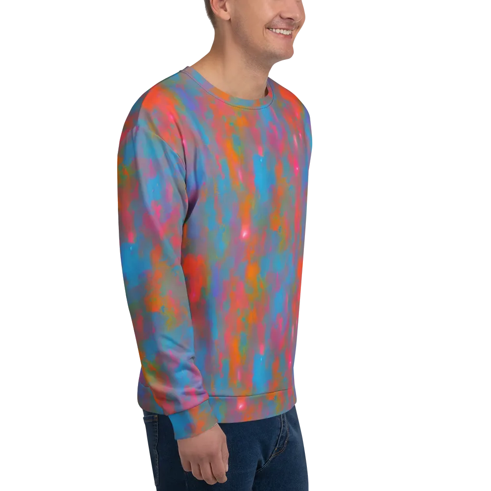 Electric Colorwash on Sweatshirt — Right Front