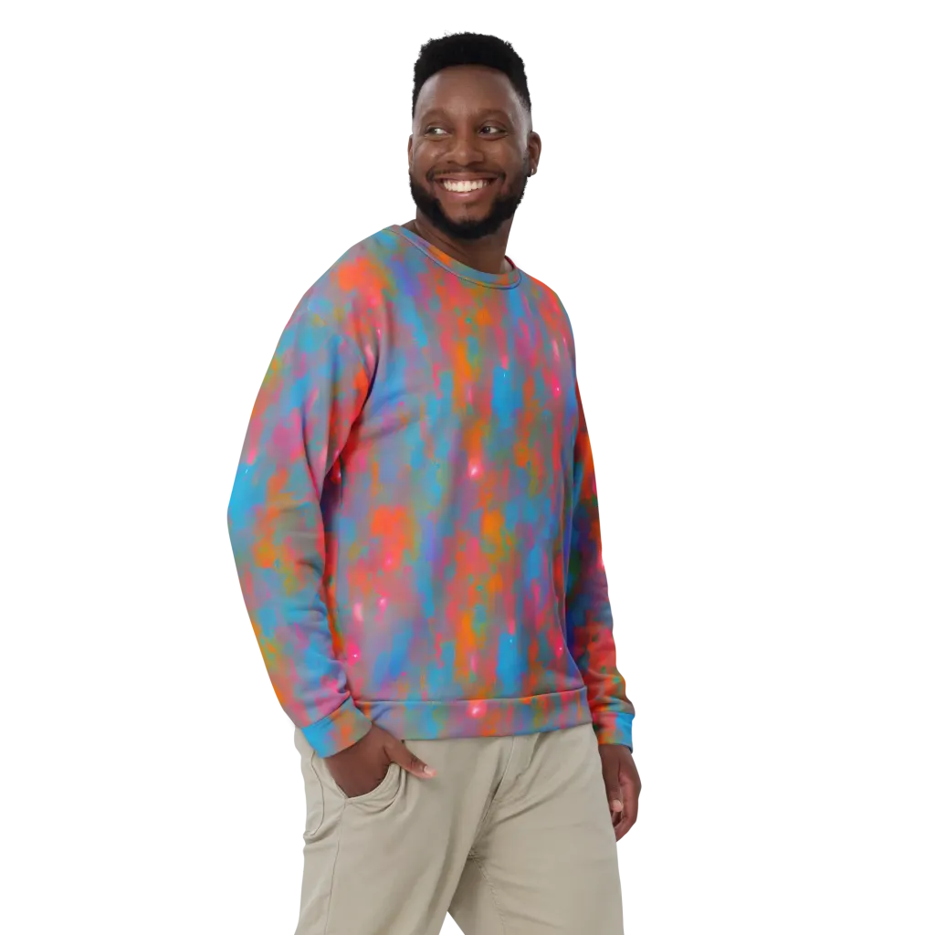 Electric Colorwash on Sweatshirt — Front