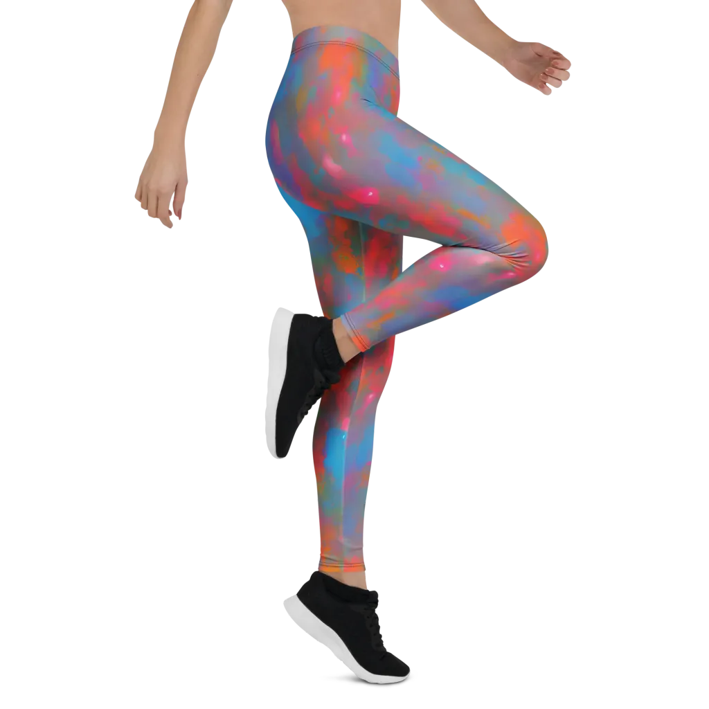 Electric Colorwash on Leggings — Right
