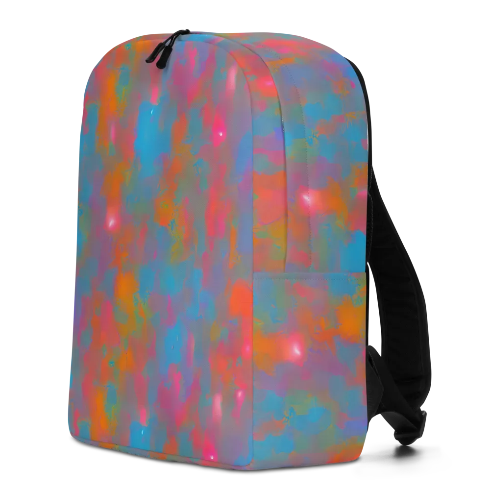 Electric Colorwash on Minimalist Backpack — Left