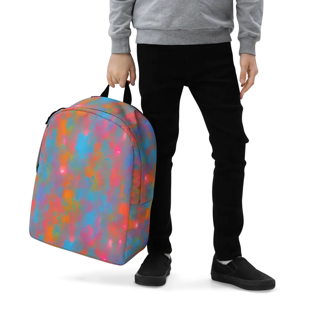 Electric Colorwash on Minimalist Backpack — Zoomed-in