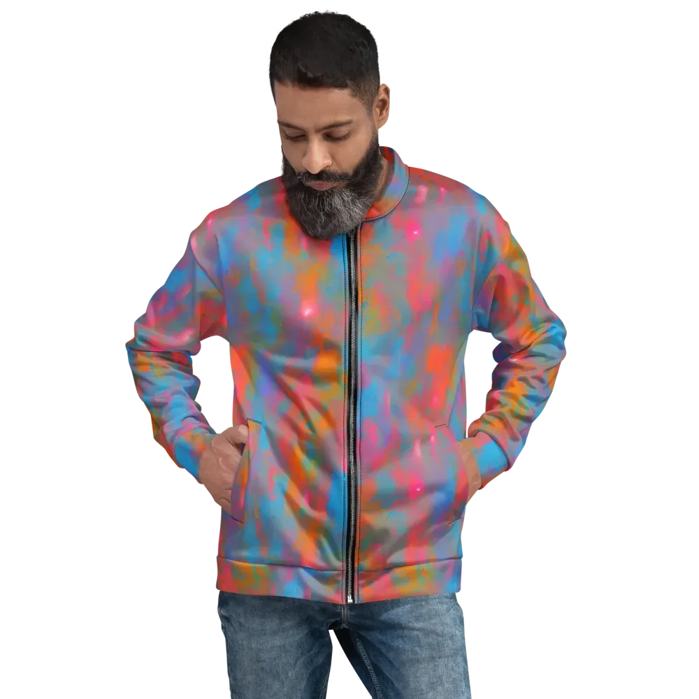 Electric Colorwash on Bomber Jacket — Front