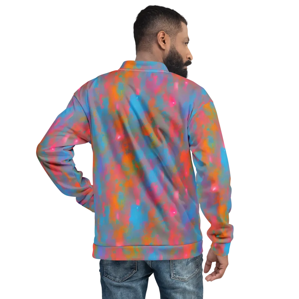 Electric Colorwash on Bomber Jacket — Back