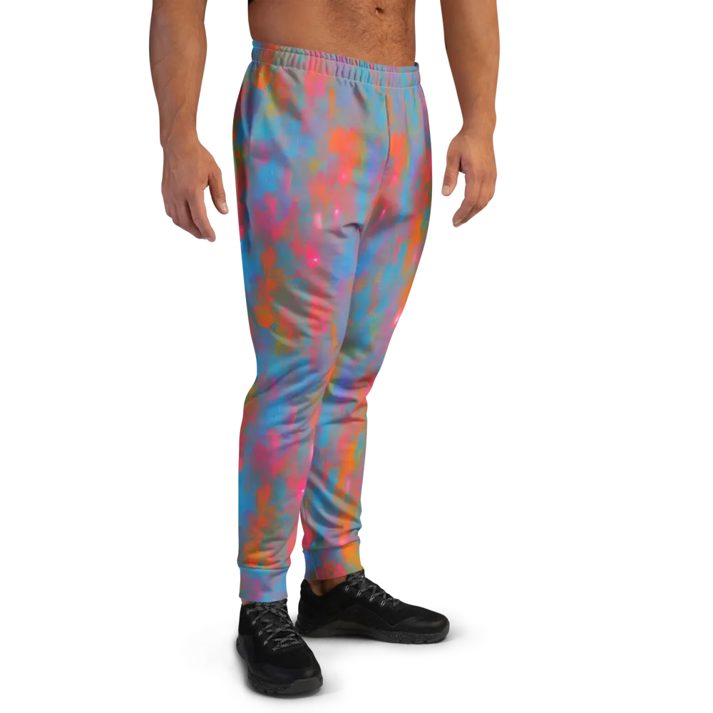 Electric Colorwash on Men's Joggers — Right