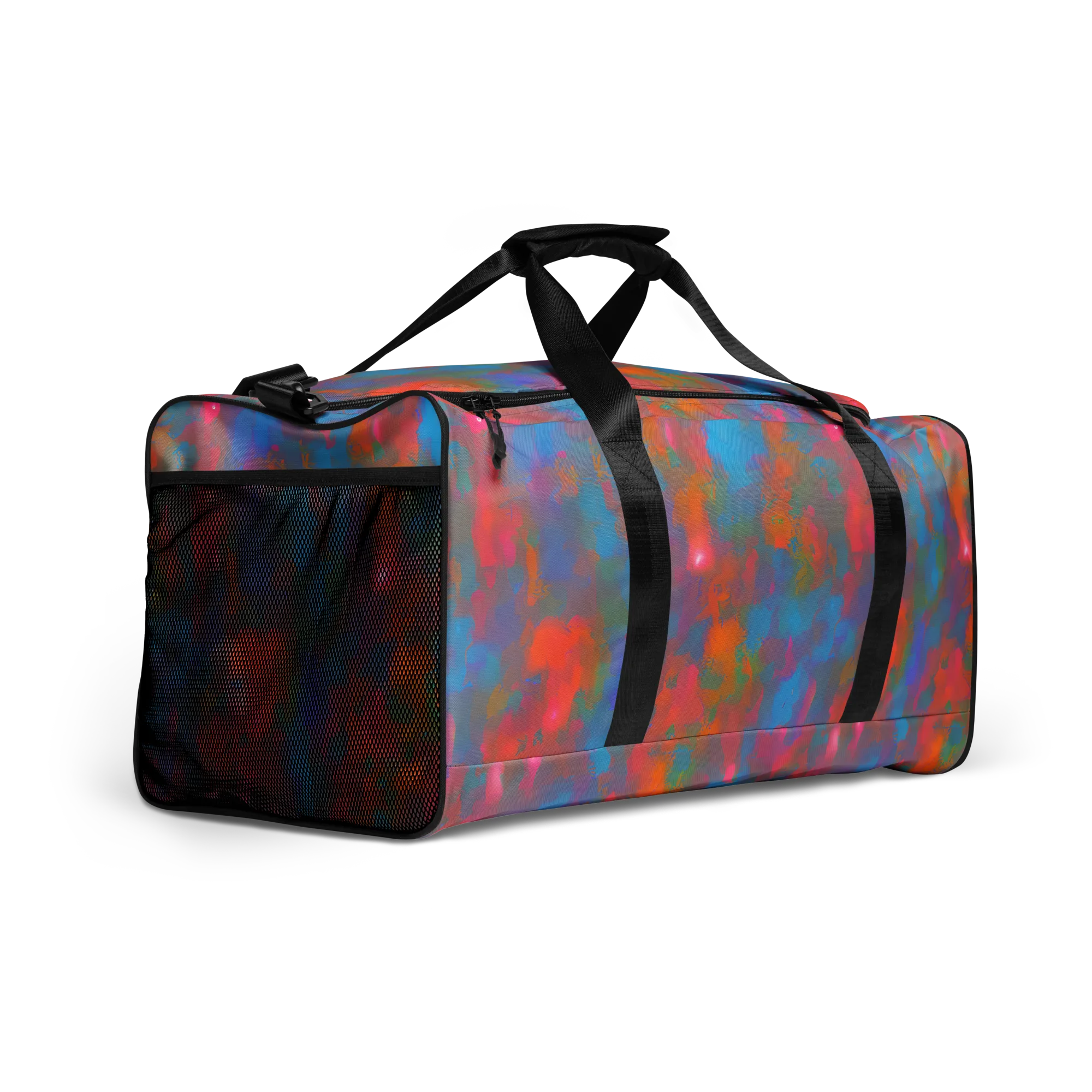 Electric Colorwash on Duffle Bag — Right Front