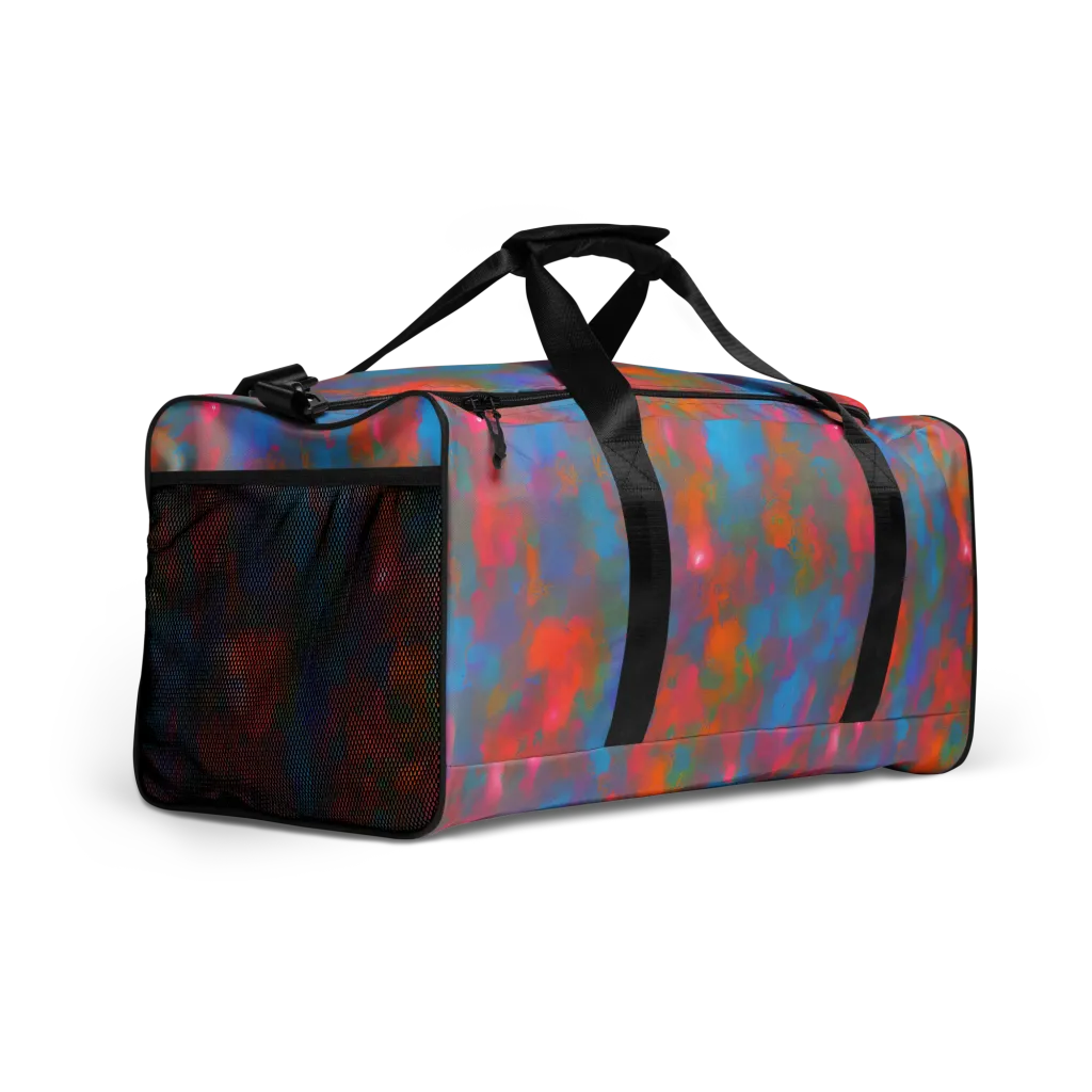 Electric Colorwash on Duffle Bag — Right Front