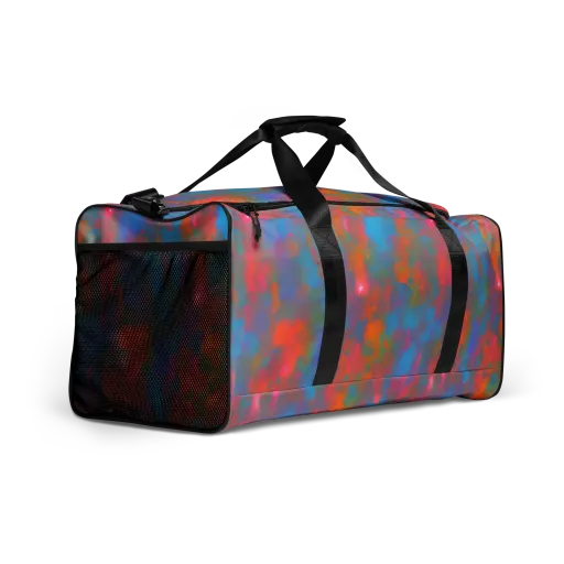 Electric Colorwash on a Duffle Bag