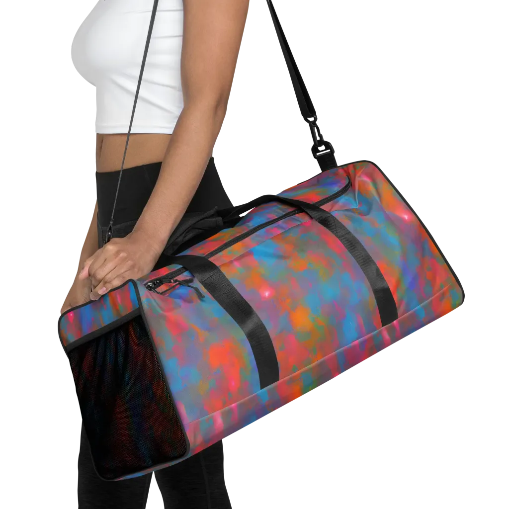 Electric Colorwash on Duffle Bag — Front