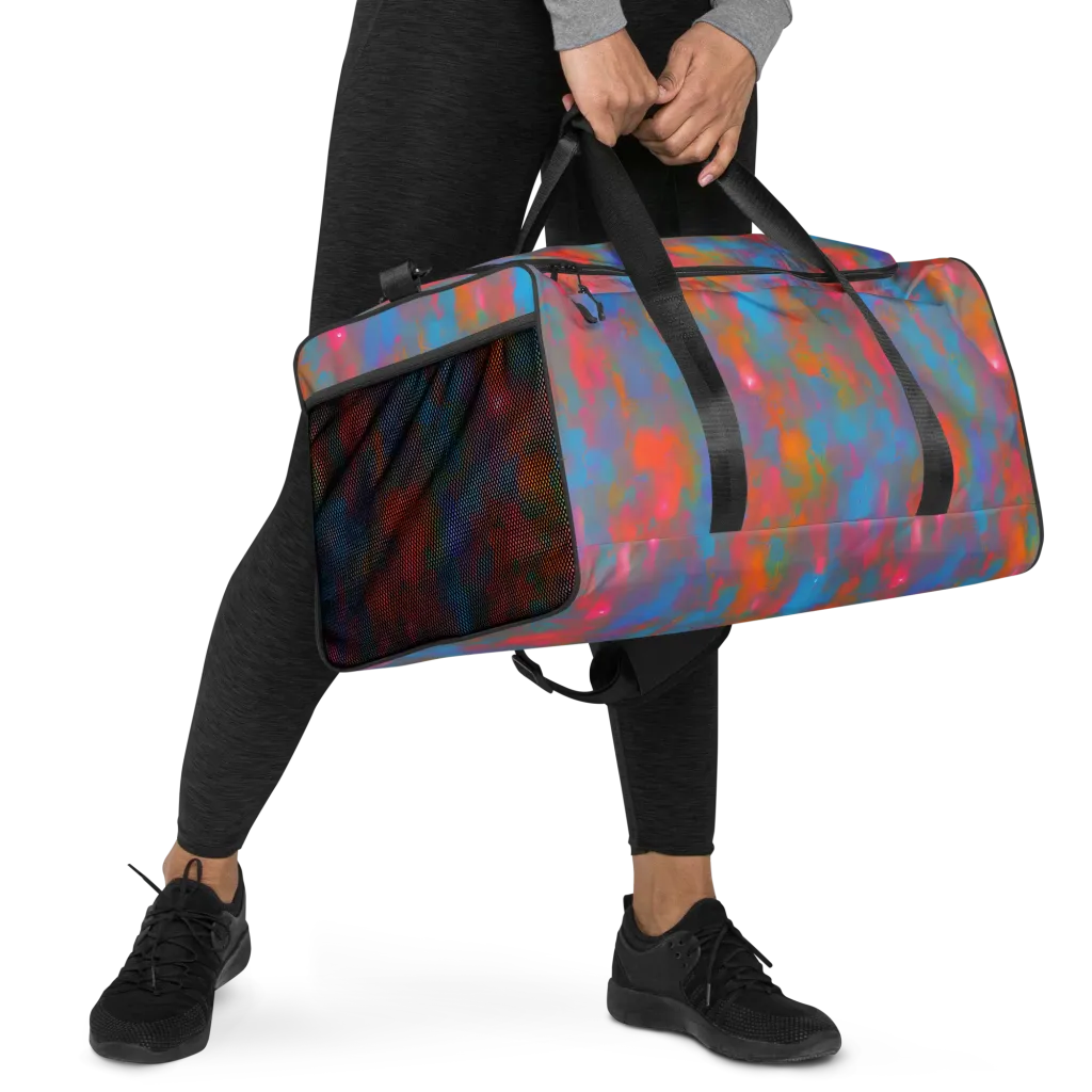 Electric Colorwash on Duffle Bag — Right Front
