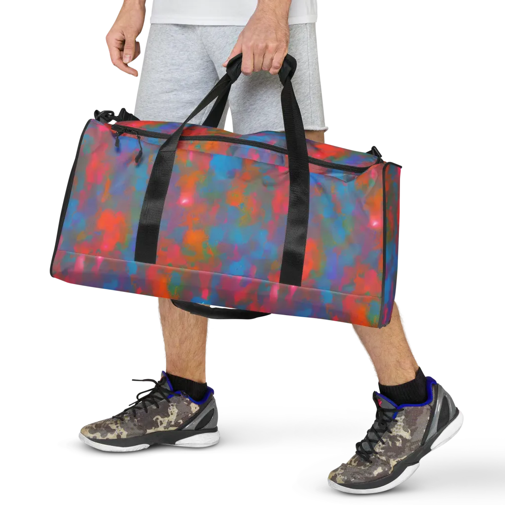 Electric Colorwash on Duffle Bag — Front