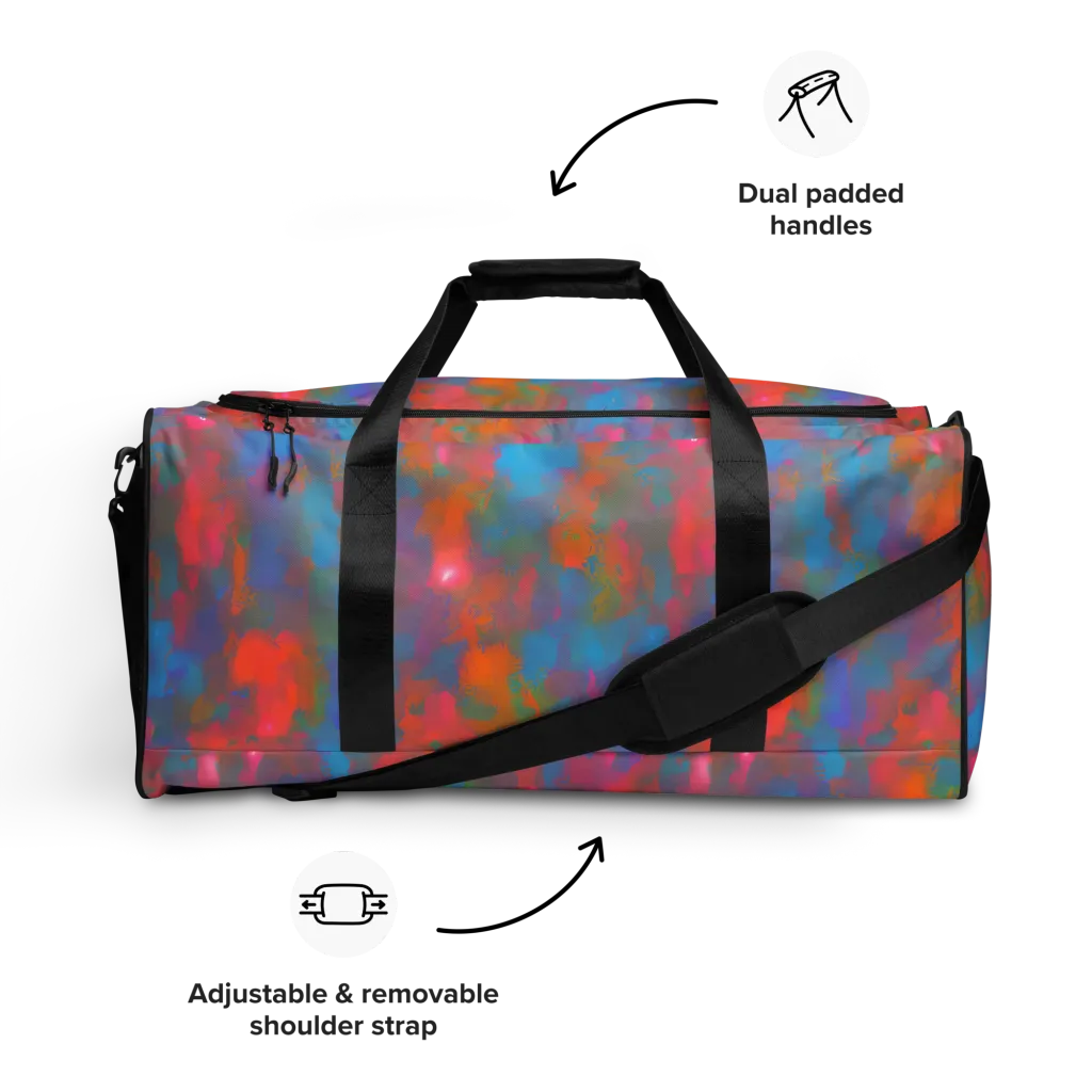 Electric Colorwash on Duffle Bag — Front