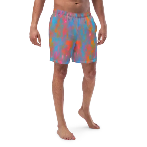 Electric Colorwash on a Swim Trunks