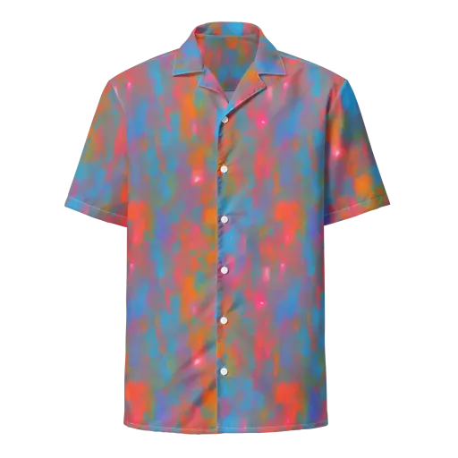 Electric Colorwash on a Button Shirt