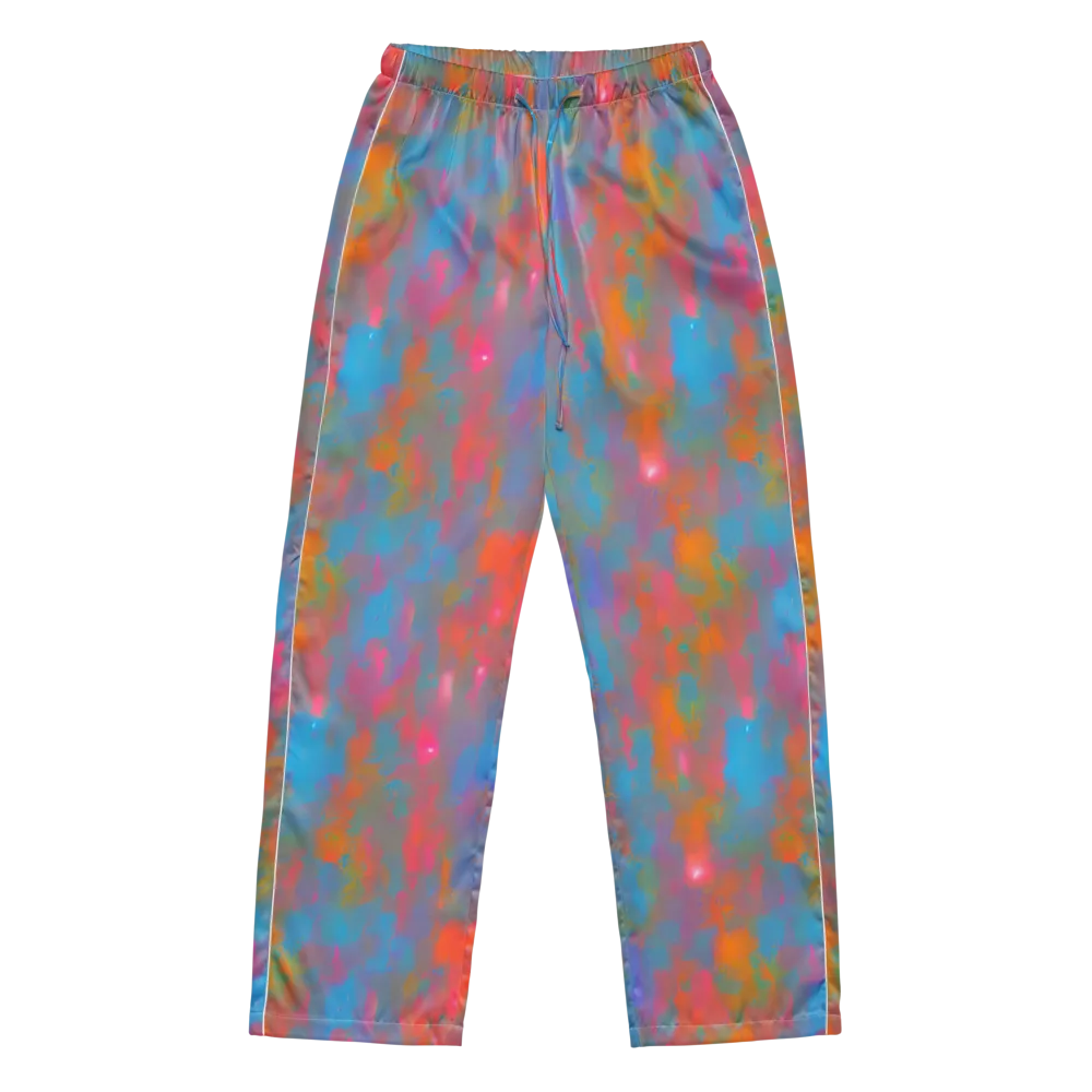 Electric Colorwash on Women's Pajama Pants — Front