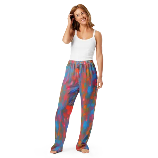 Electric Colorwash on a Women's Pajama Pants