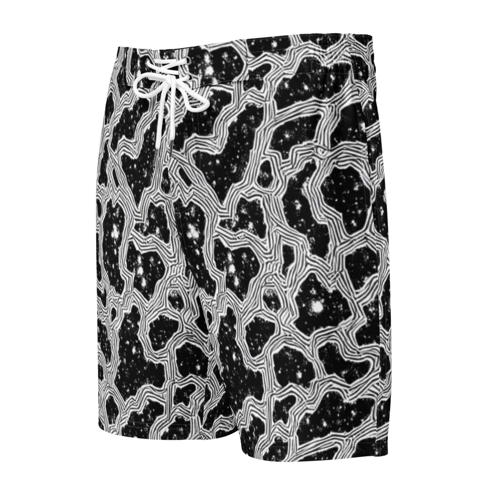 Inkstone Circuit on Men's Board Shorts — Front