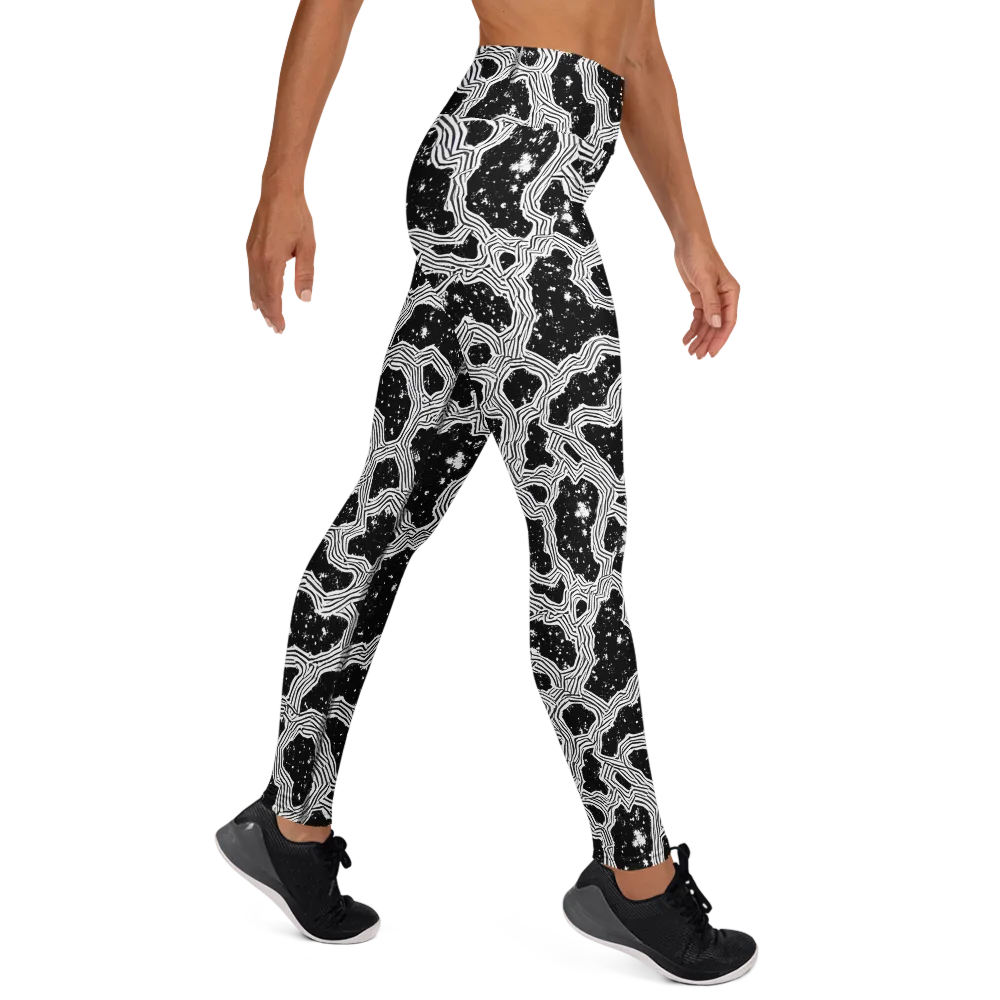 Inkstone Circuit on Yoga Leggings — Right