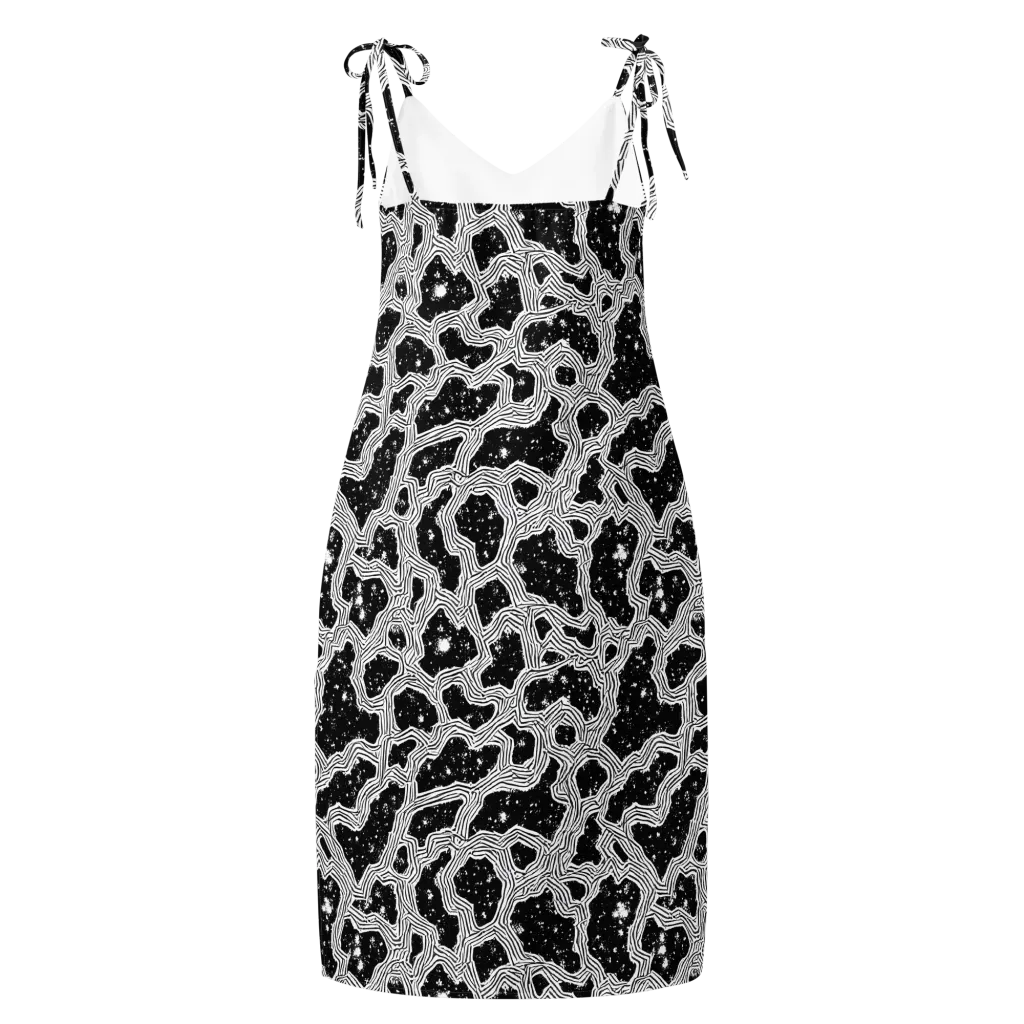 Inkstone Circuit on Slip Dress — Back