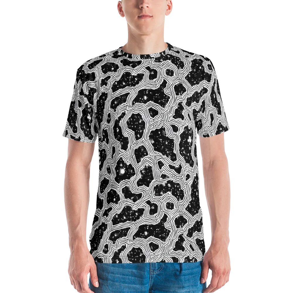 Inkstone Circuit on Men's Crew Neck T-Shirt — Front