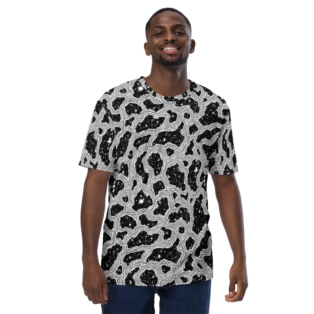 Inkstone Circuit on Men's Crew Neck T-Shirt — Front